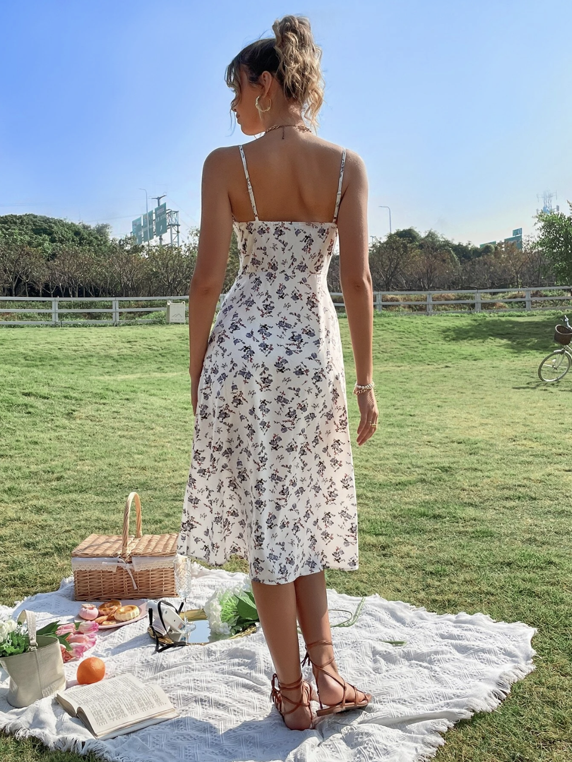 Robe Longue à fleurs