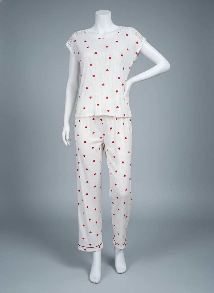 Pyjama Cœur Romantique
